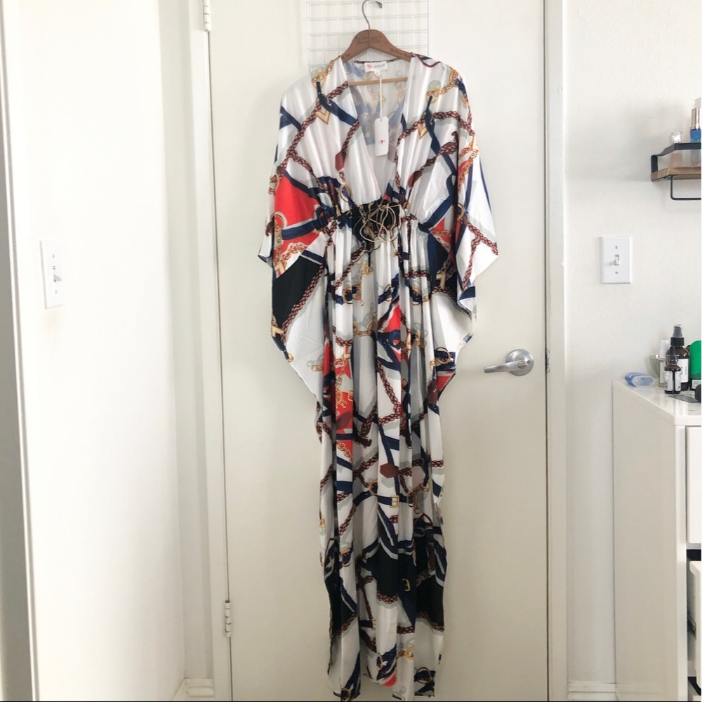 BRAND NEW summer printed caftan dress coverup